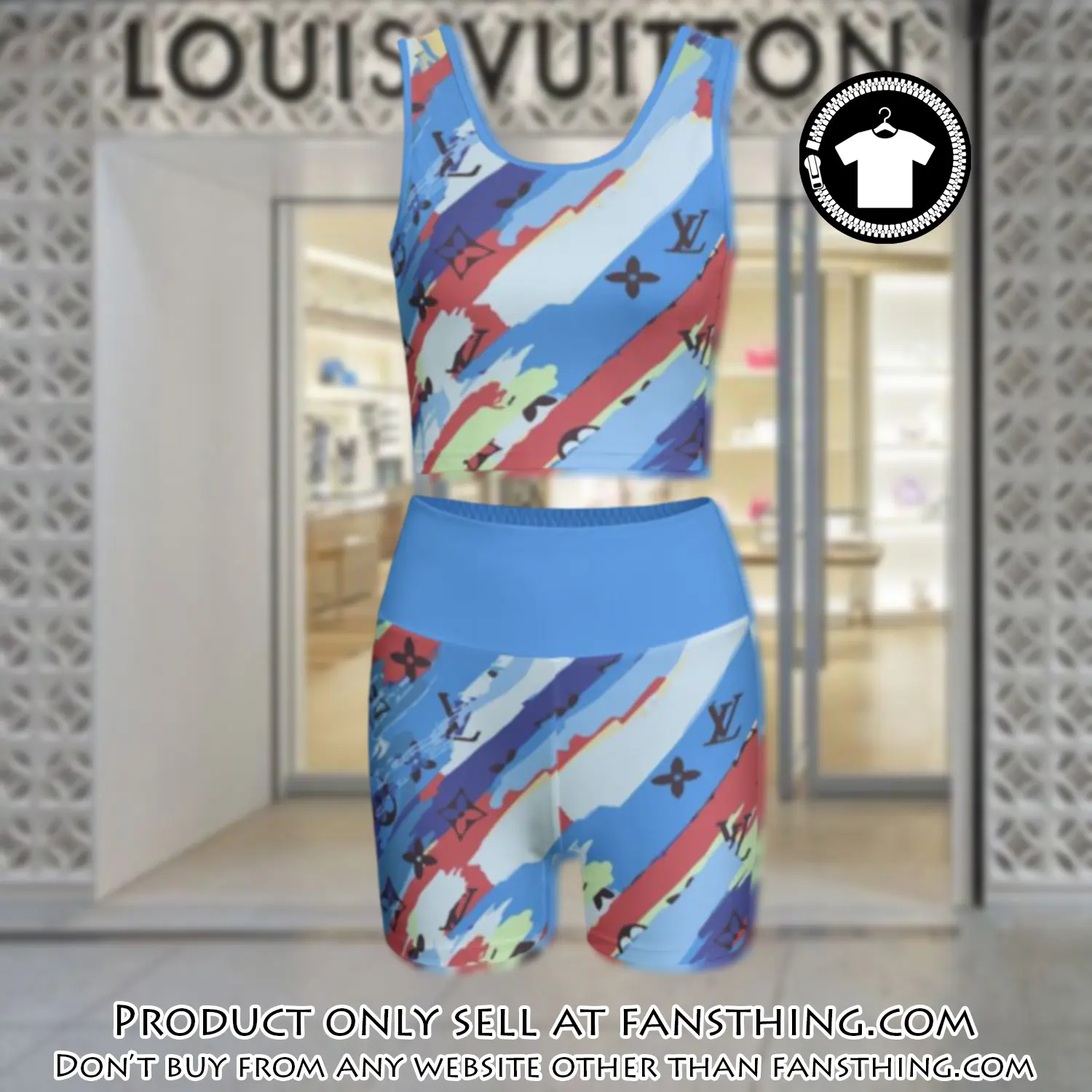 Louis vuitton summer women sport bra yoga set running outfit sby1025 fst0658092